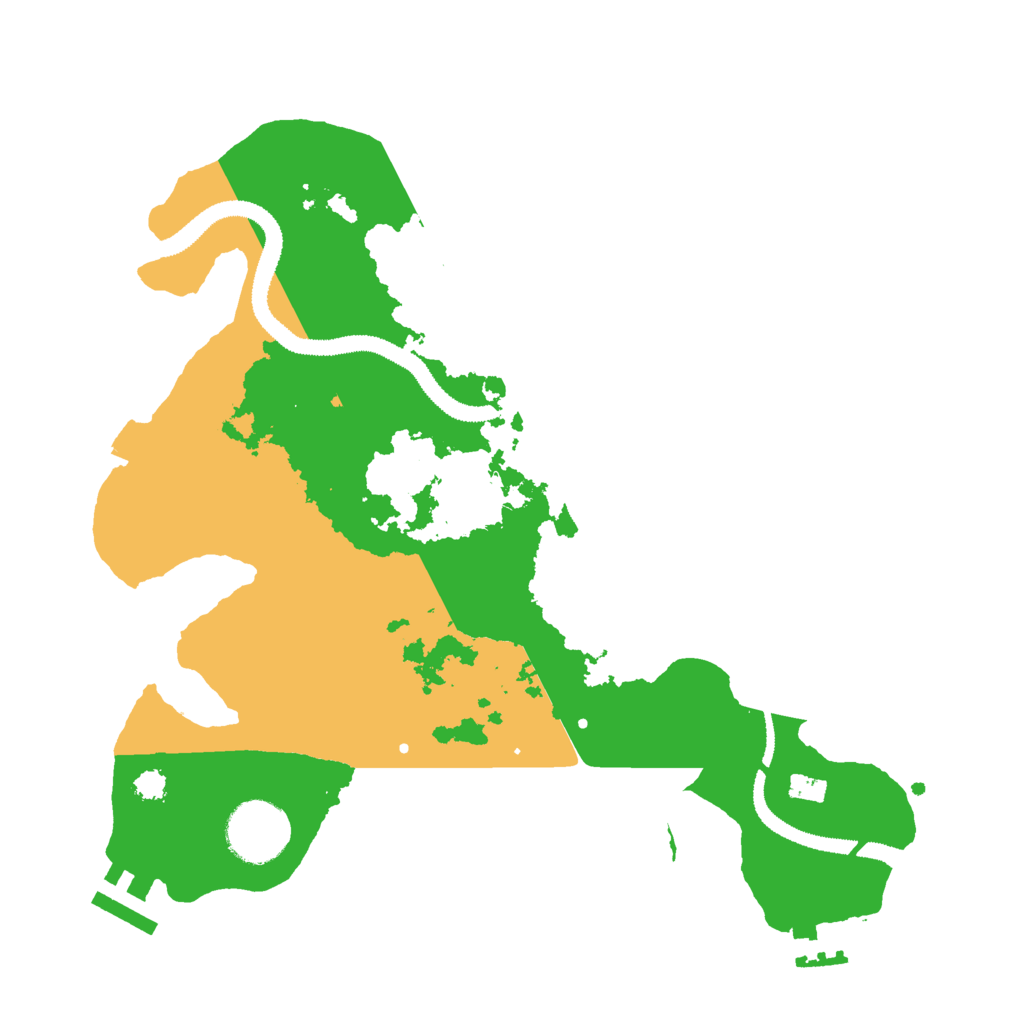 Biome Rust Map: Procedural Map, Size: 3000, Seed: 55795