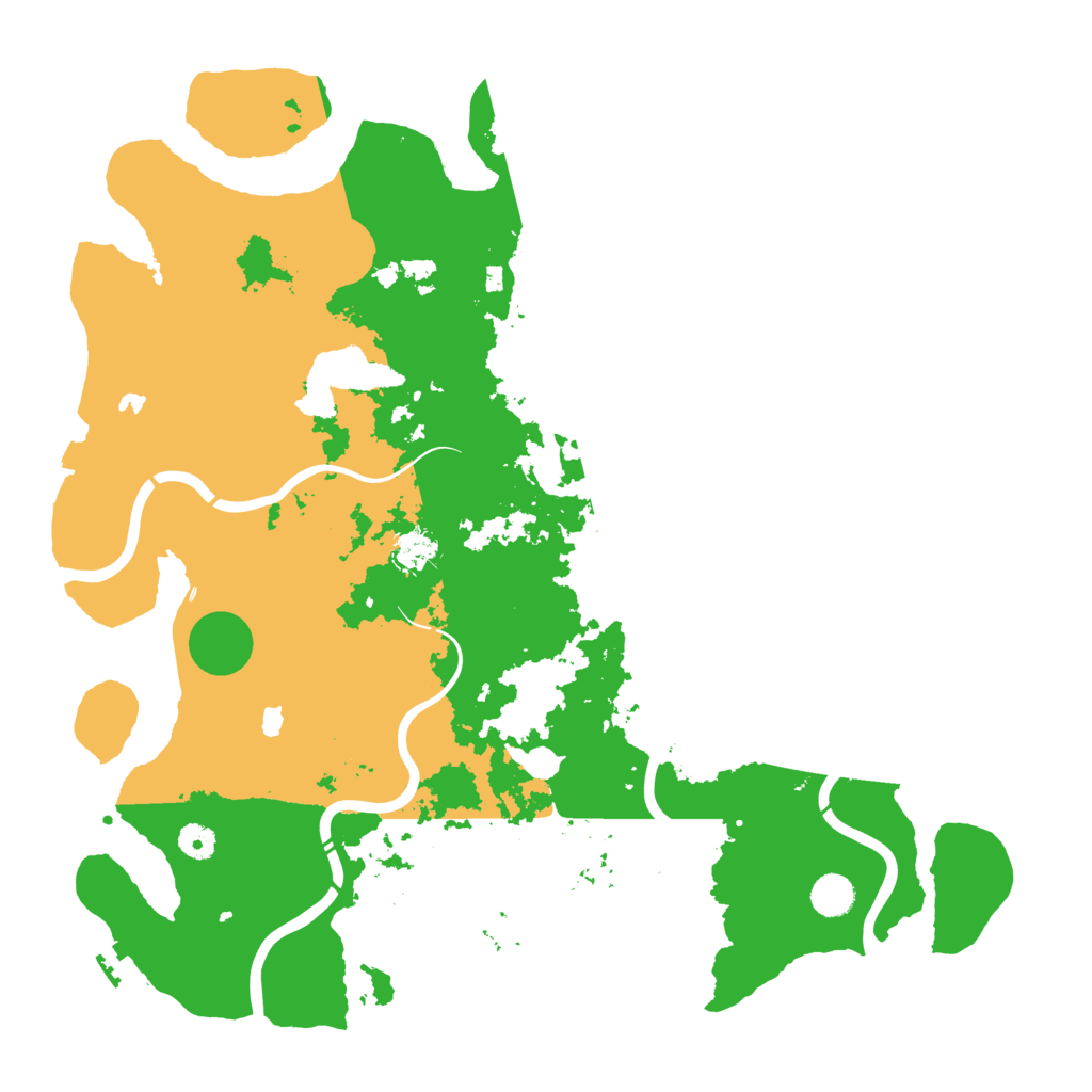 Biome Rust Map: Procedural Map, Size: 4500, Seed: 44501