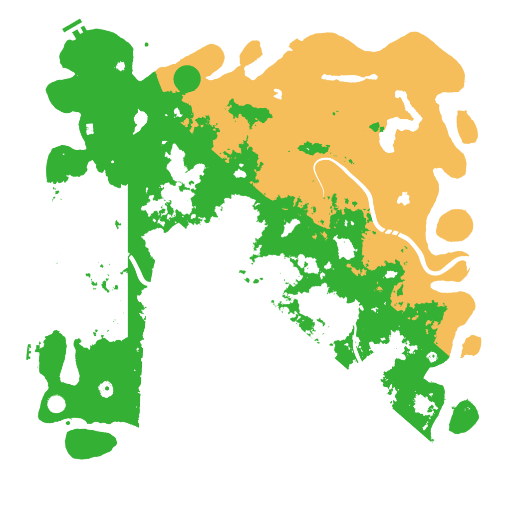 Biome Rust Map: Procedural Map, Size: 5000, Seed: 1950784223