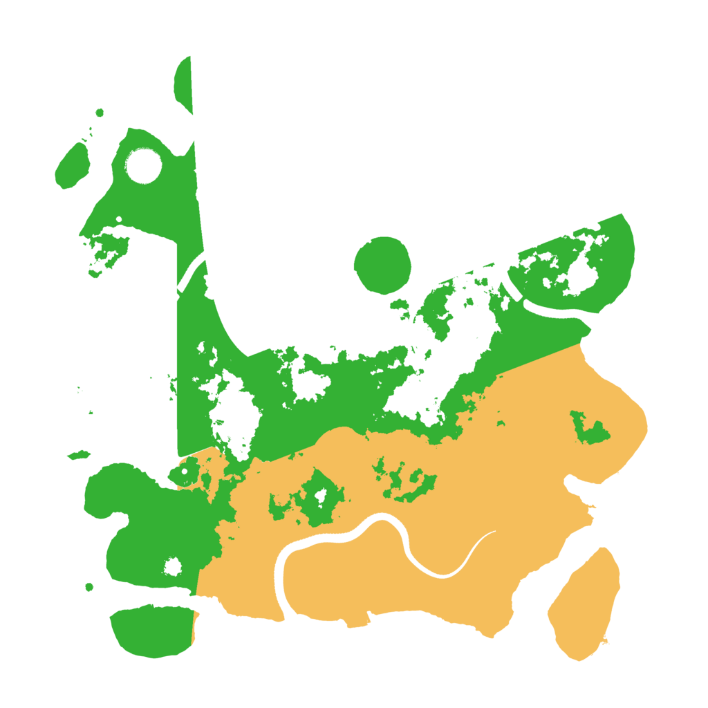 Biome Rust Map: Procedural Map, Size: 3500, Seed: 1944827707