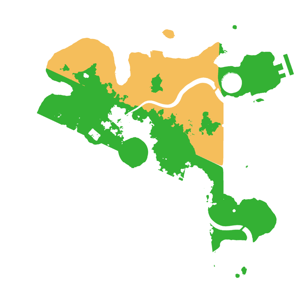 Biome Rust Map: Procedural Map, Size: 2800, Seed: 49095000