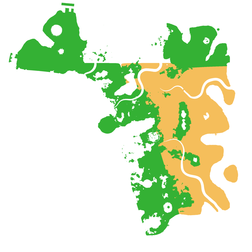 Biome Rust Map: Procedural Map, Size: 4000, Seed: 482934