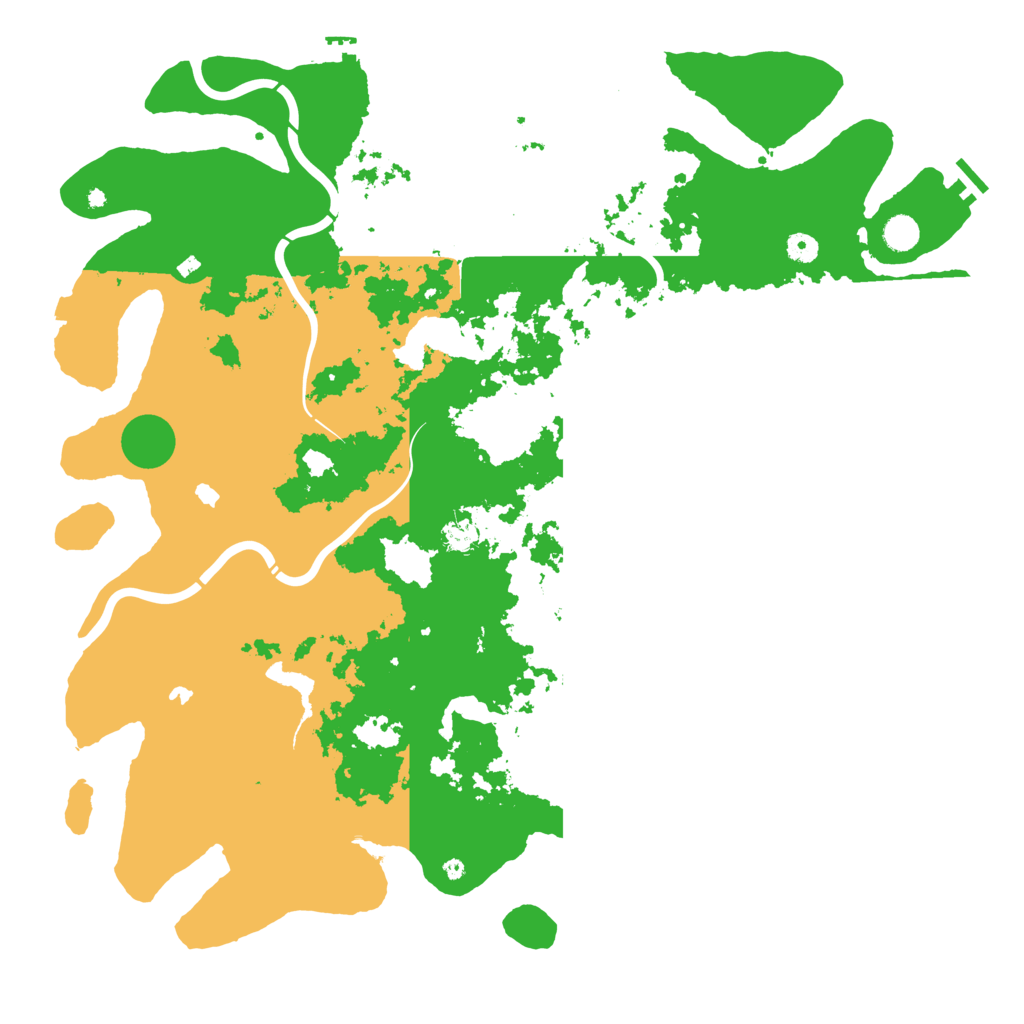 Biome Rust Map: Procedural Map, Size: 5000, Seed: 444024513