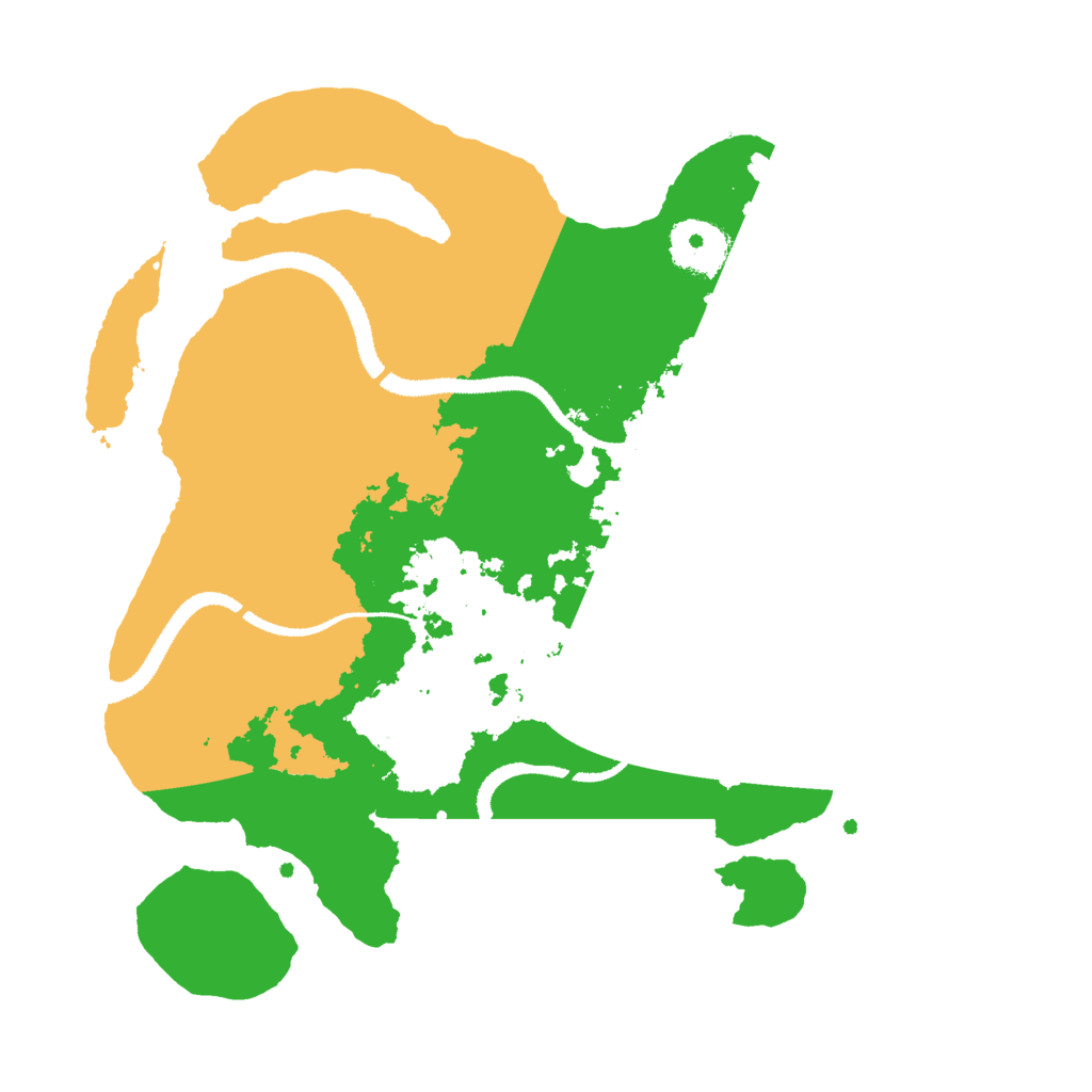 Biome Rust Map: Procedural Map, Size: 3000, Seed: 65468702