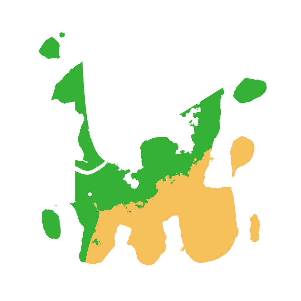 Biome Rust Map: Procedural Map, Size: 2300, Seed: 500000