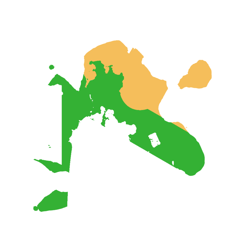 Biome Rust Map: Procedural Map, Size: 2000, Seed: 67676