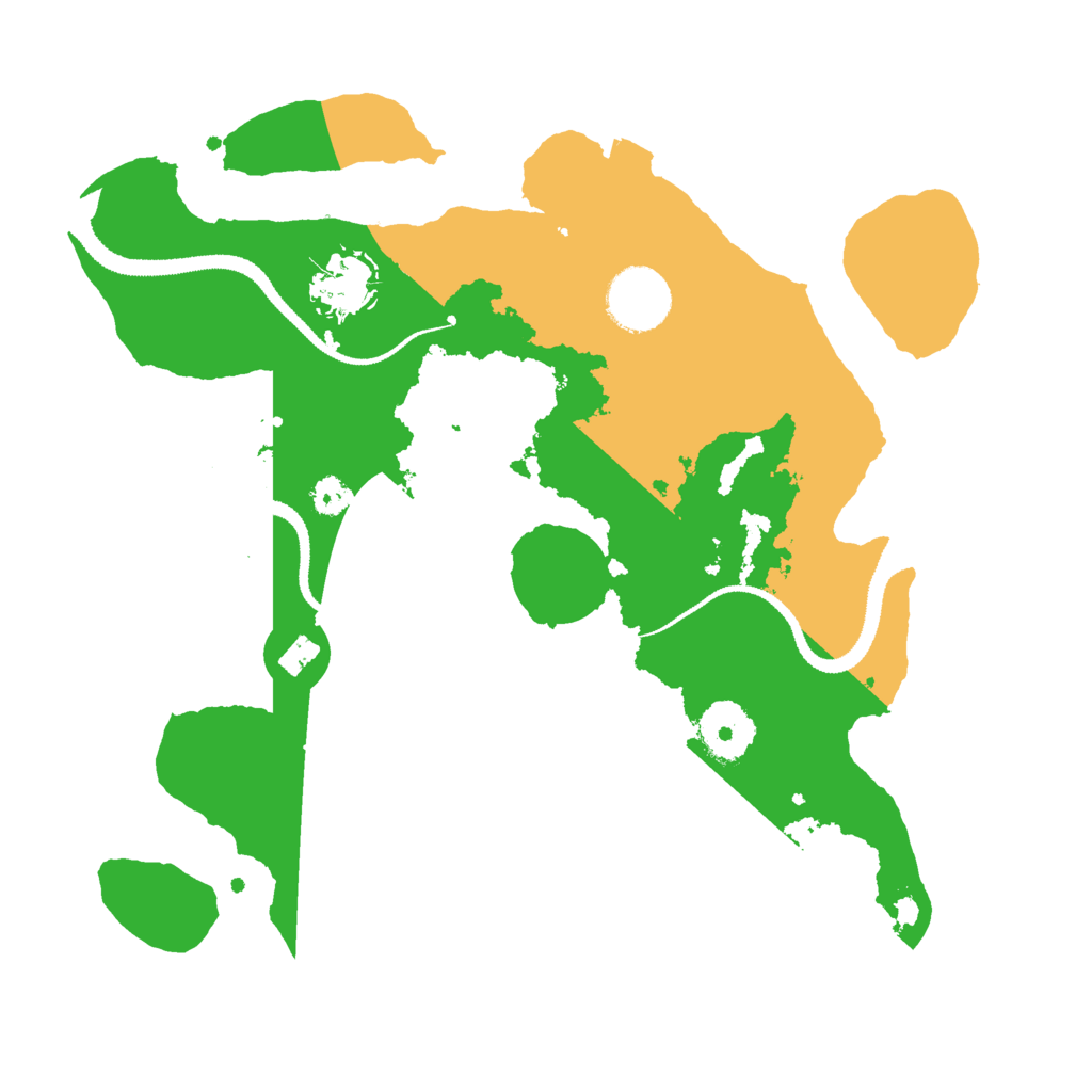 Biome Rust Map: Procedural Map, Size: 3000, Seed: 475513568