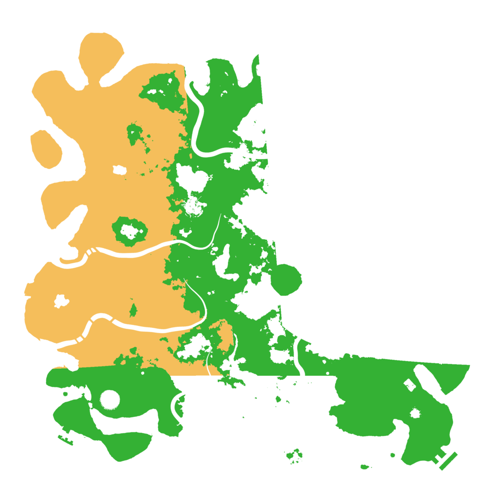 Biome Rust Map: Procedural Map, Size: 4500, Seed: 652222540