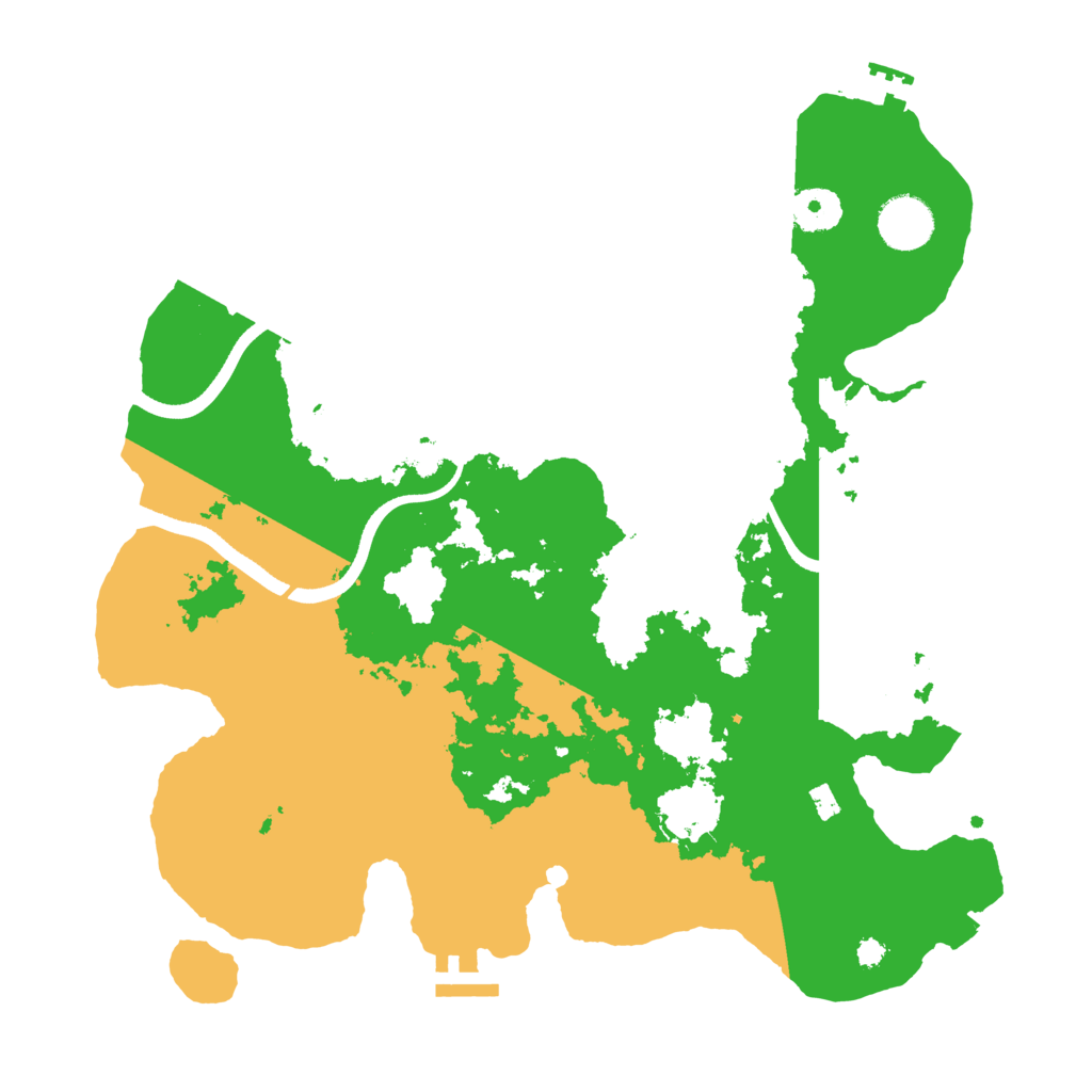 Biome Rust Map: Procedural Map, Size: 3500, Seed: 1314206078