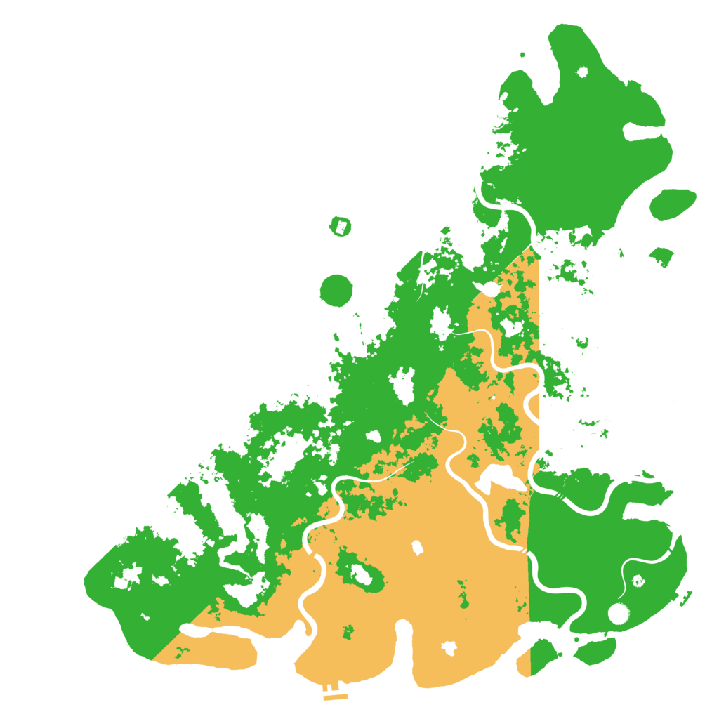 Biome Rust Map: Procedural Map, Size: 6000, Seed: 1965601592