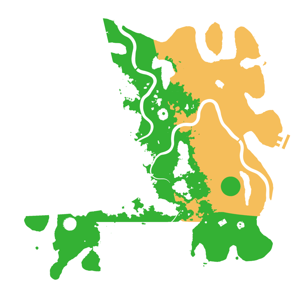 Biome Rust Map: Procedural Map, Size: 4000, Seed: 1234234