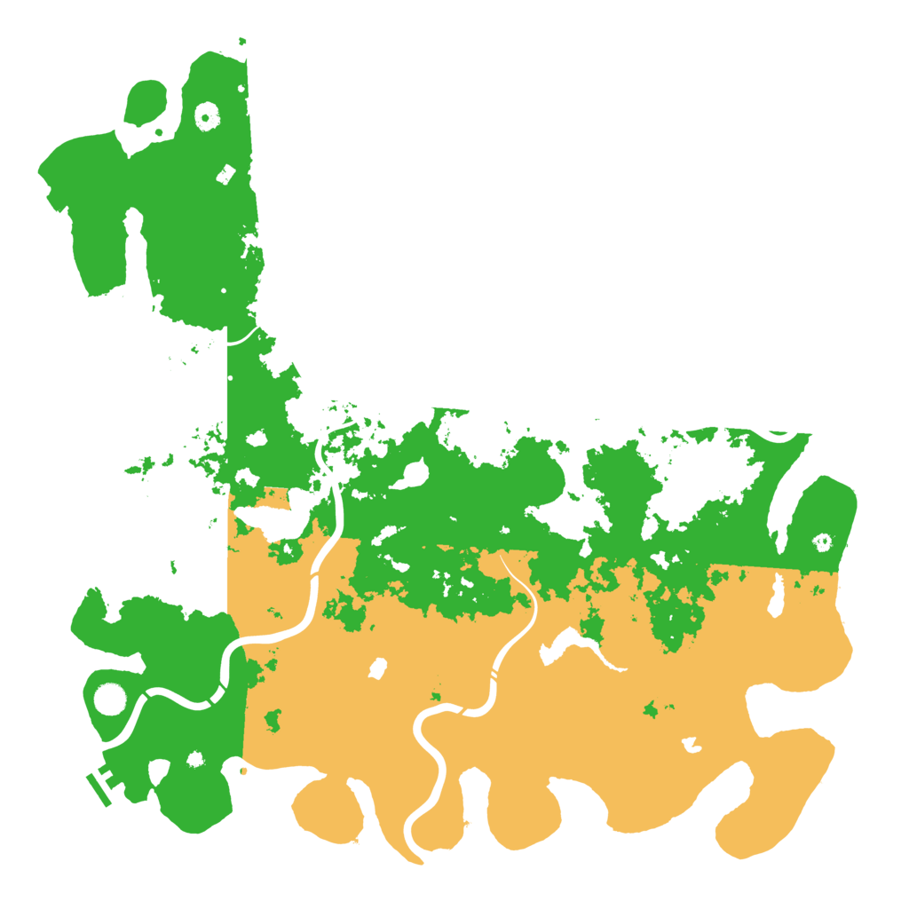 Biome Rust Map: Procedural Map, Size: 5000, Seed: 1405719602