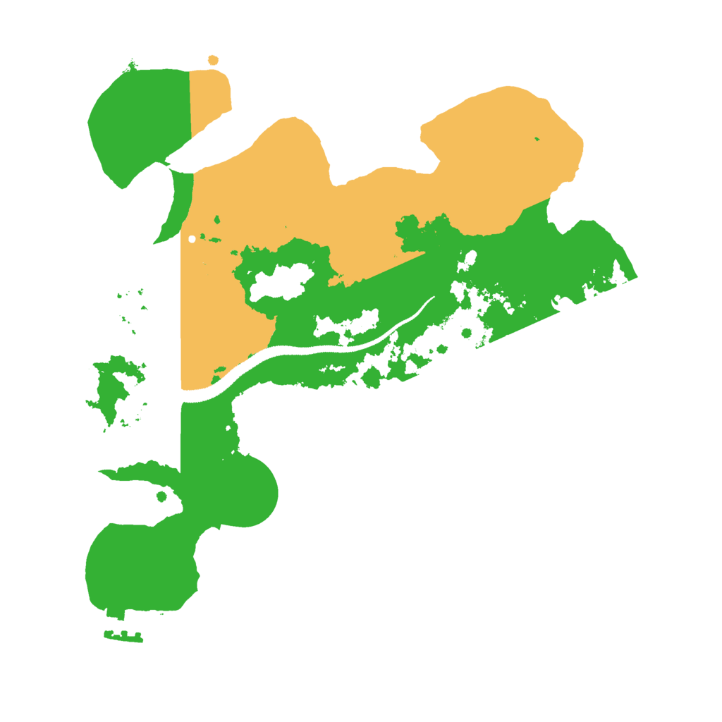 Biome Rust Map: Procedural Map, Size: 2800, Seed: 15486