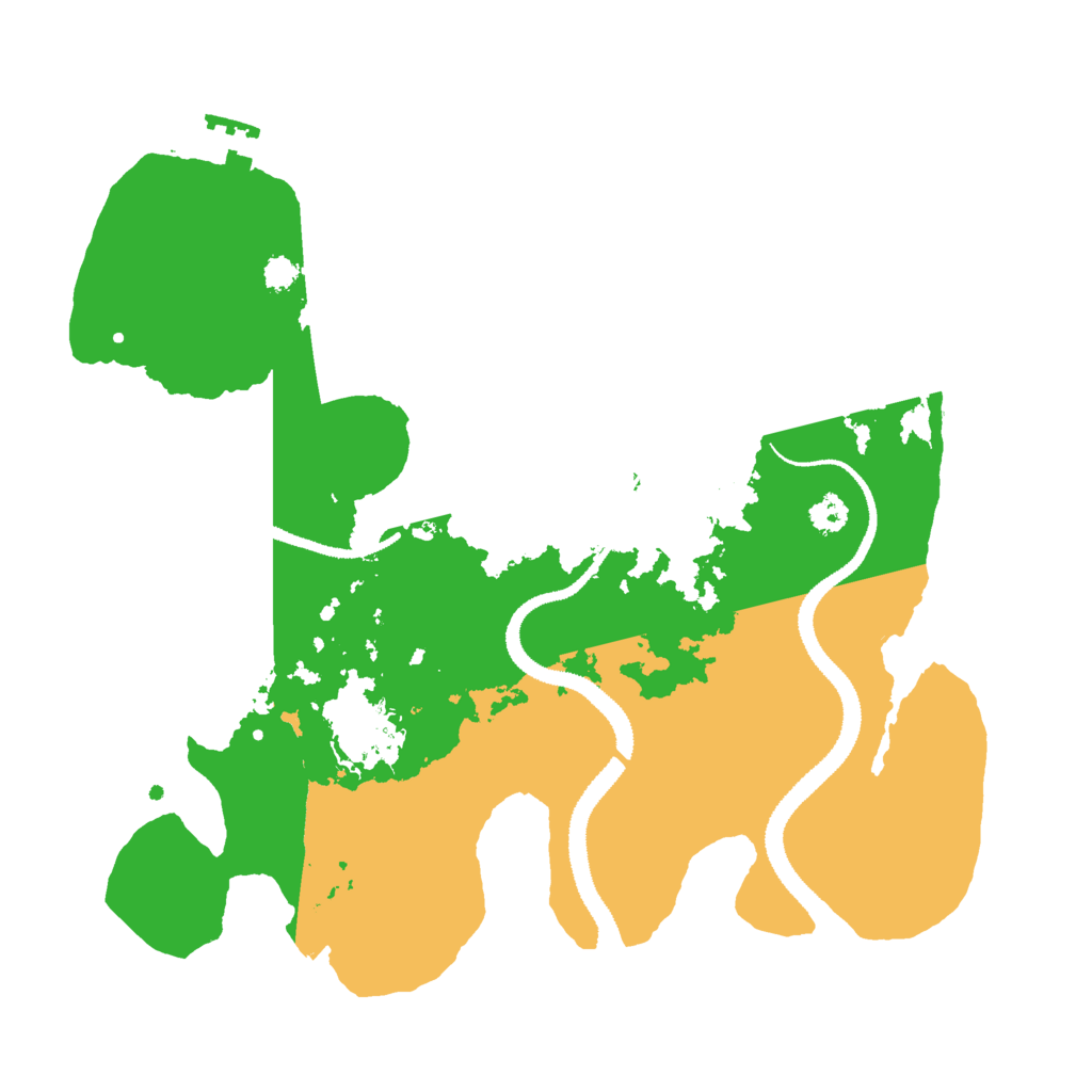 Biome Rust Map: Procedural Map, Size: 2930, Seed: 1