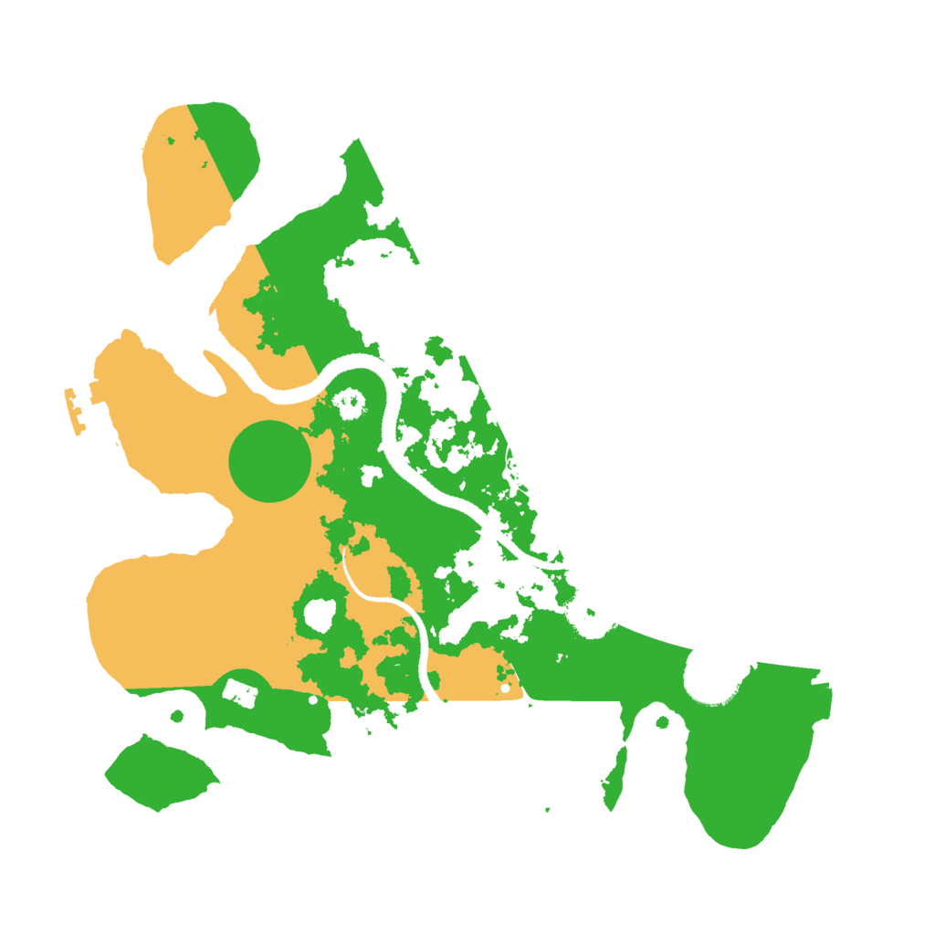 Biome Rust Map: Procedural Map, Size: 3000, Seed: 490