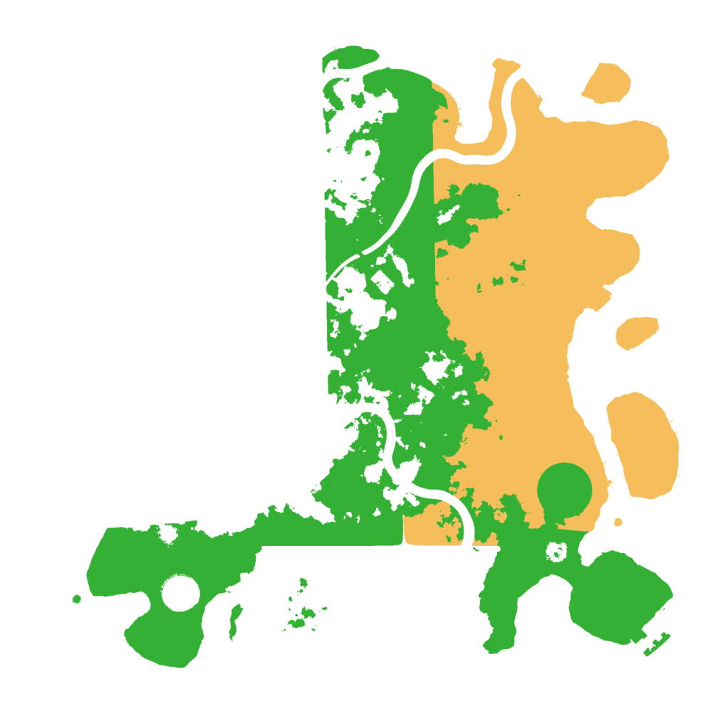 Biome Rust Map: Procedural Map, Size: 3500, Seed: 798410462