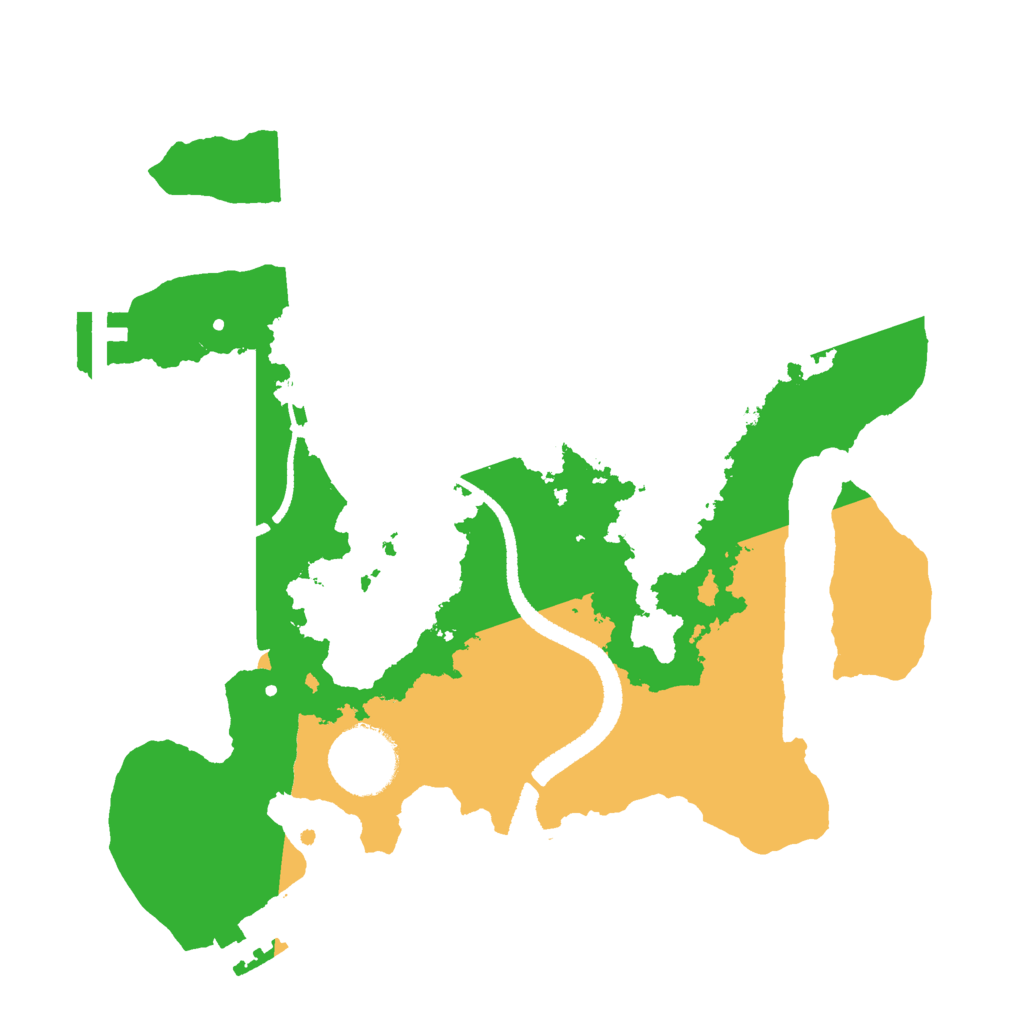 Biome Rust Map: Procedural Map, Size: 2650, Seed: 49500