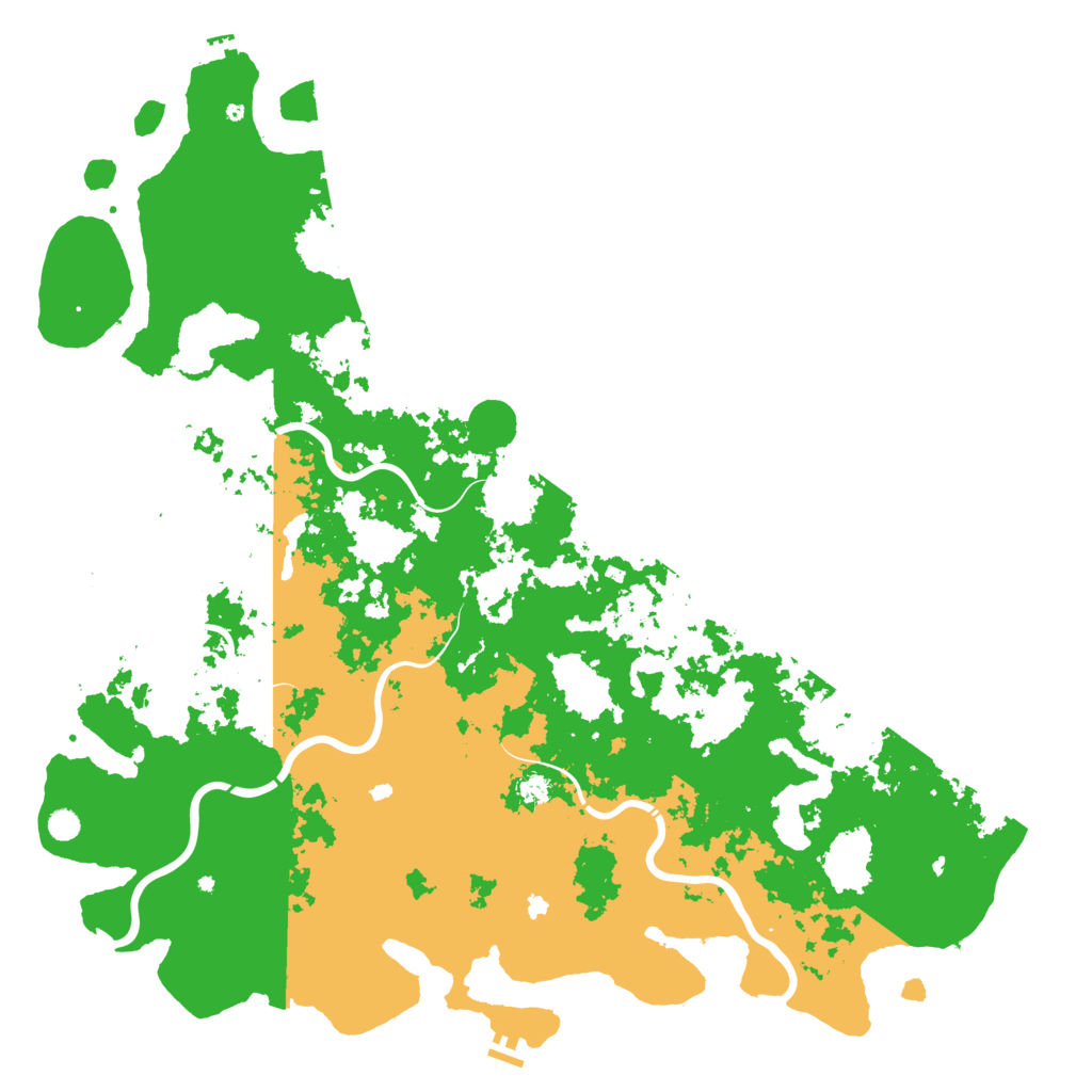 Biome Rust Map: Procedural Map, Size: 6000, Seed: 1067771772