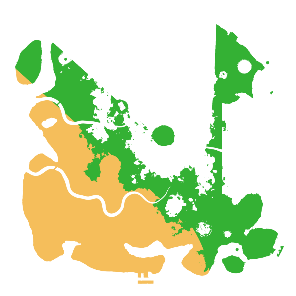 Biome Rust Map: Procedural Map, Size: 3800, Seed: 44867