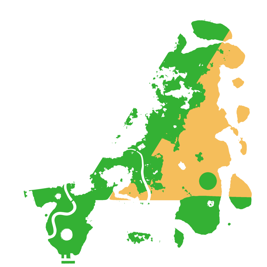 Biome Rust Map: Procedural Map, Size: 4000, Seed: 486104567