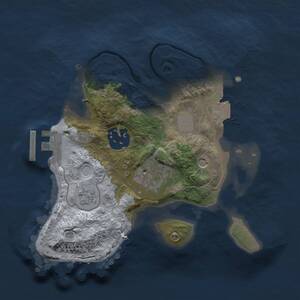 Thumbnail Rust Map: Procedural Map, Size: 2000, Seed: 1149832753, 6 Monuments