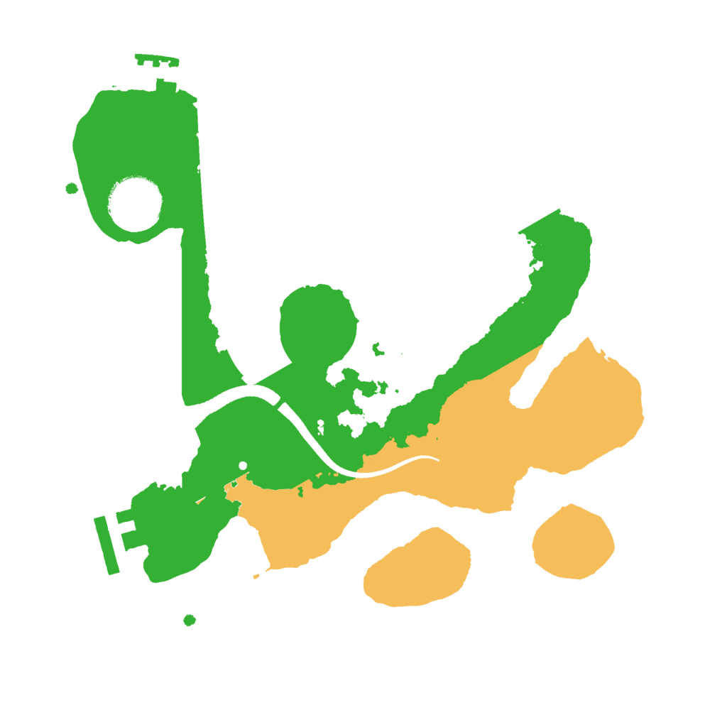 Biome Rust Map: Procedural Map, Size: 2500, Seed: 1436500217