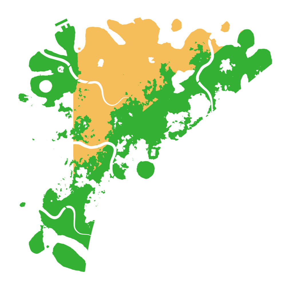 Biome Rust Map: Procedural Map, Size: 4500, Seed: 714627047