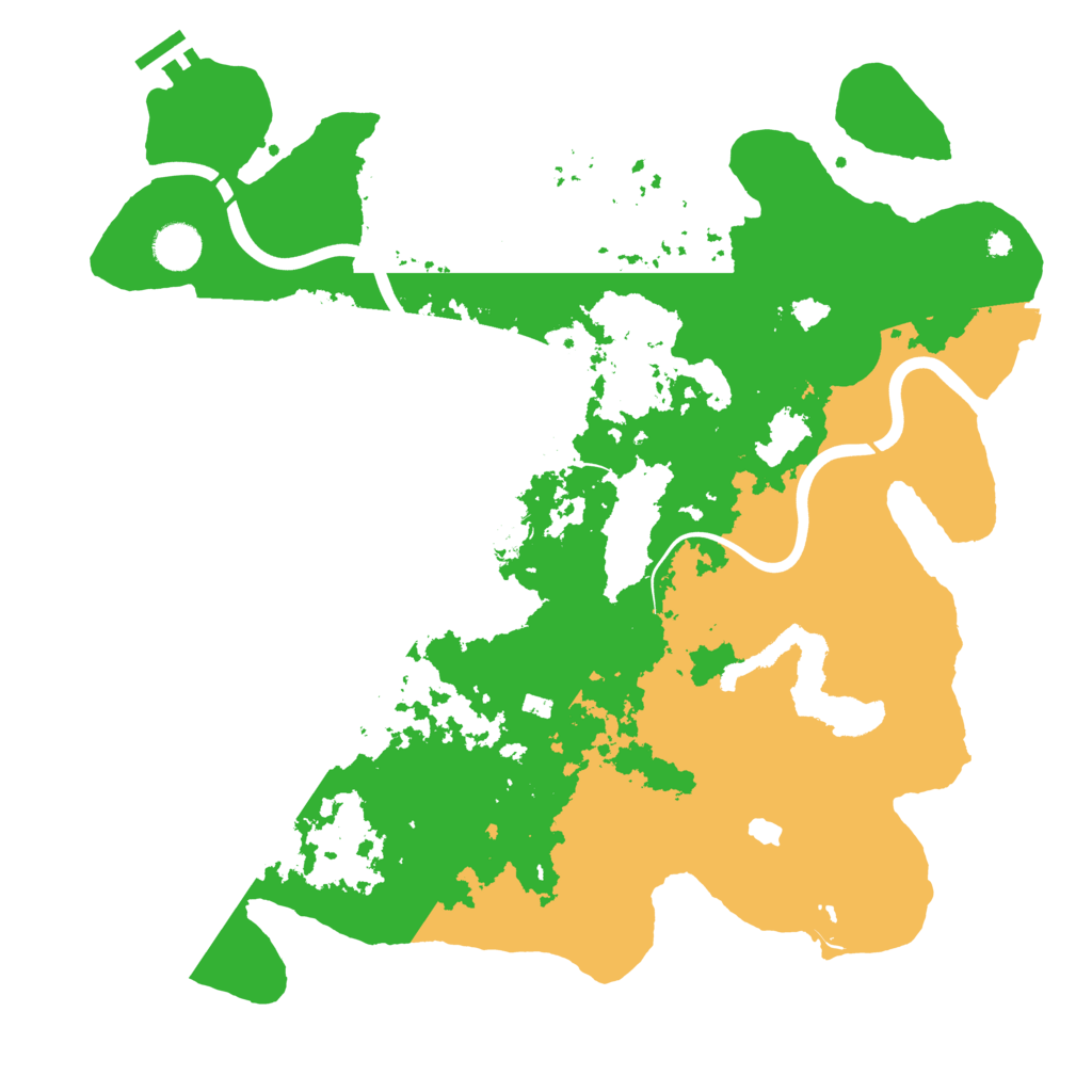 Biome Rust Map: Procedural Map, Size: 4000, Seed: 560993388