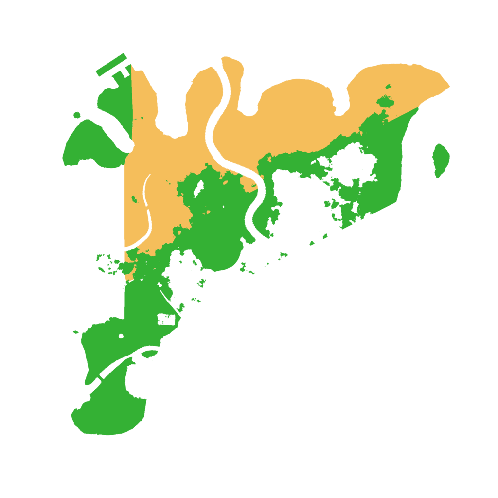 Biome Rust Map: Procedural Map, Size: 3000, Seed: 678774057