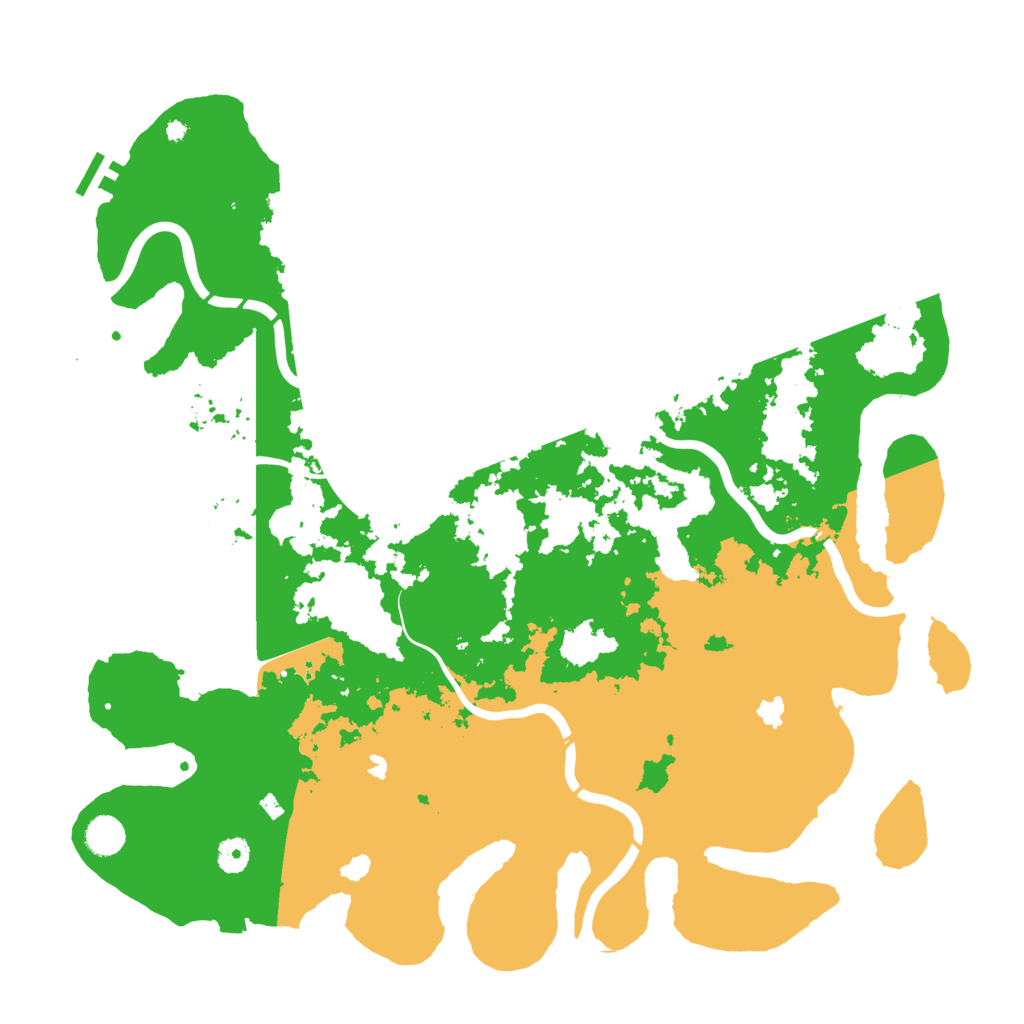 Biome Rust Map: Procedural Map, Size: 4500, Seed: 807656955