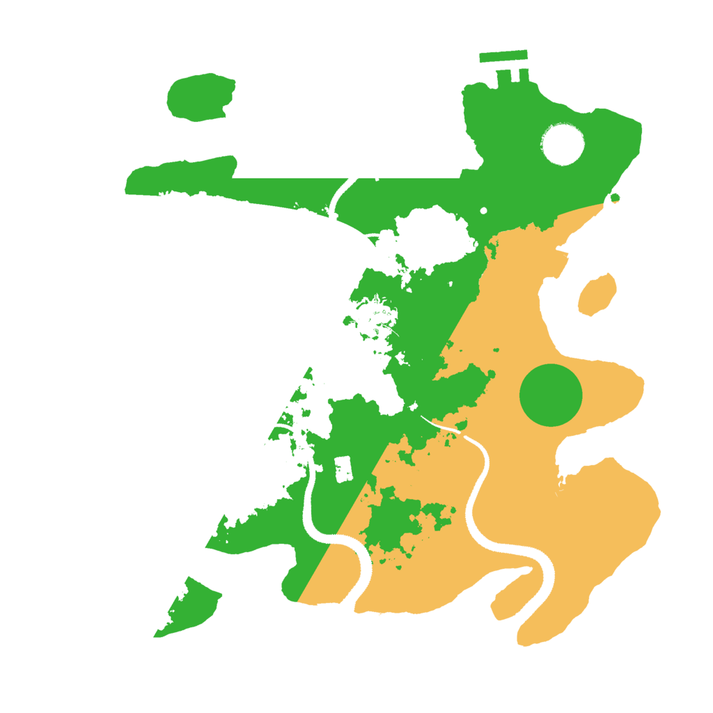 Biome Rust Map: Procedural Map, Size: 3000, Seed: 14865893
