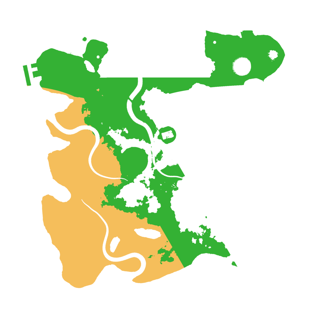 Biome Rust Map: Procedural Map, Size: 3000, Seed: 280877892