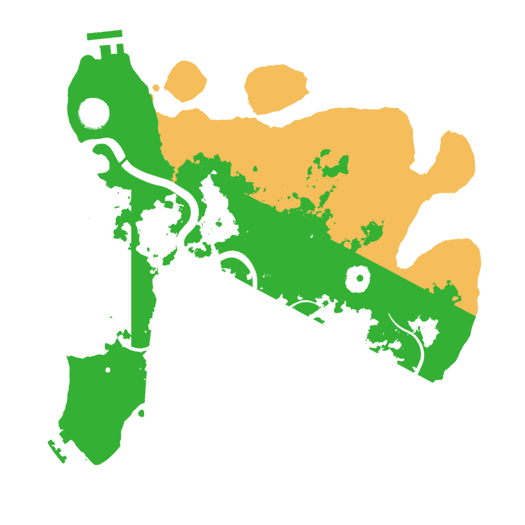 Biome Rust Map: Procedural Map, Size: 3000, Seed: 414141