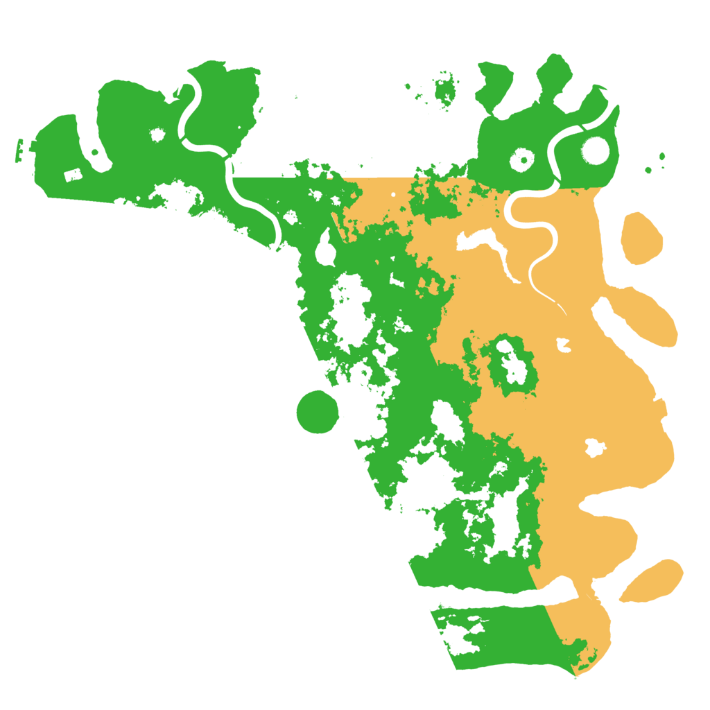 Biome Rust Map: Procedural Map, Size: 4500, Seed: 2127180171