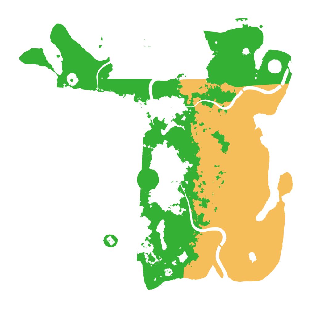 Biome Rust Map: Procedural Map, Size: 4000, Seed: 399605523