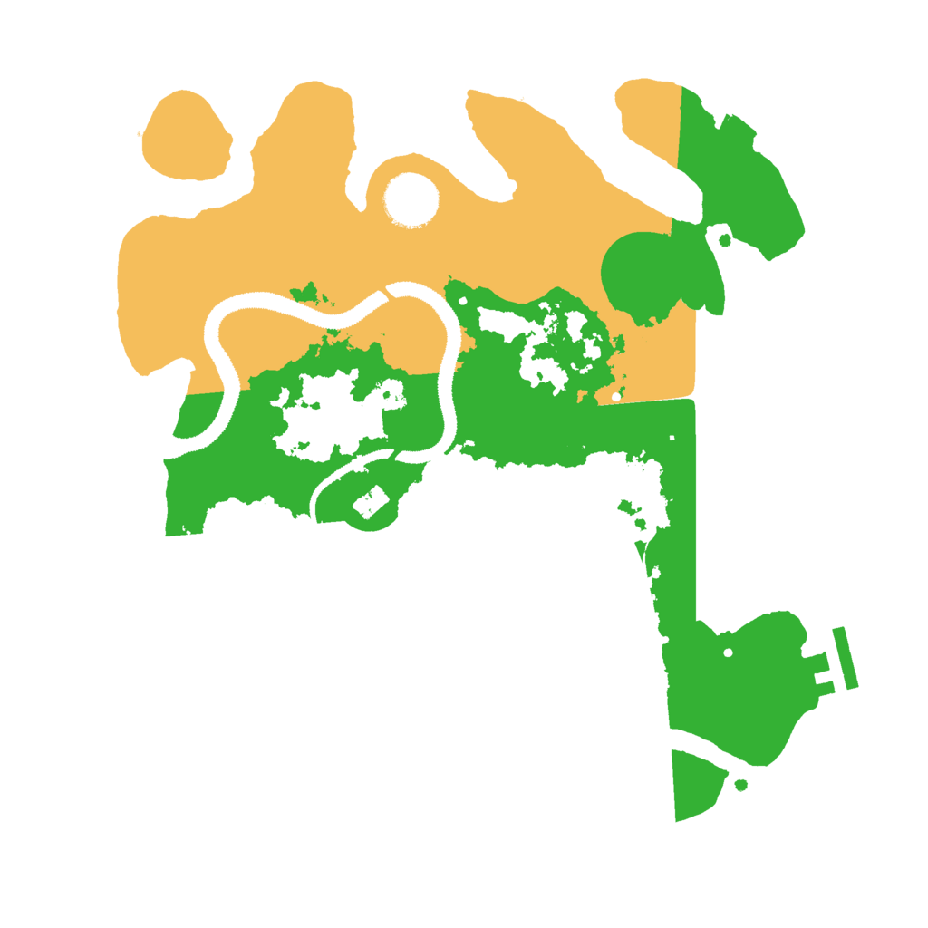 Biome Rust Map: Procedural Map, Size: 3000, Seed: 99715