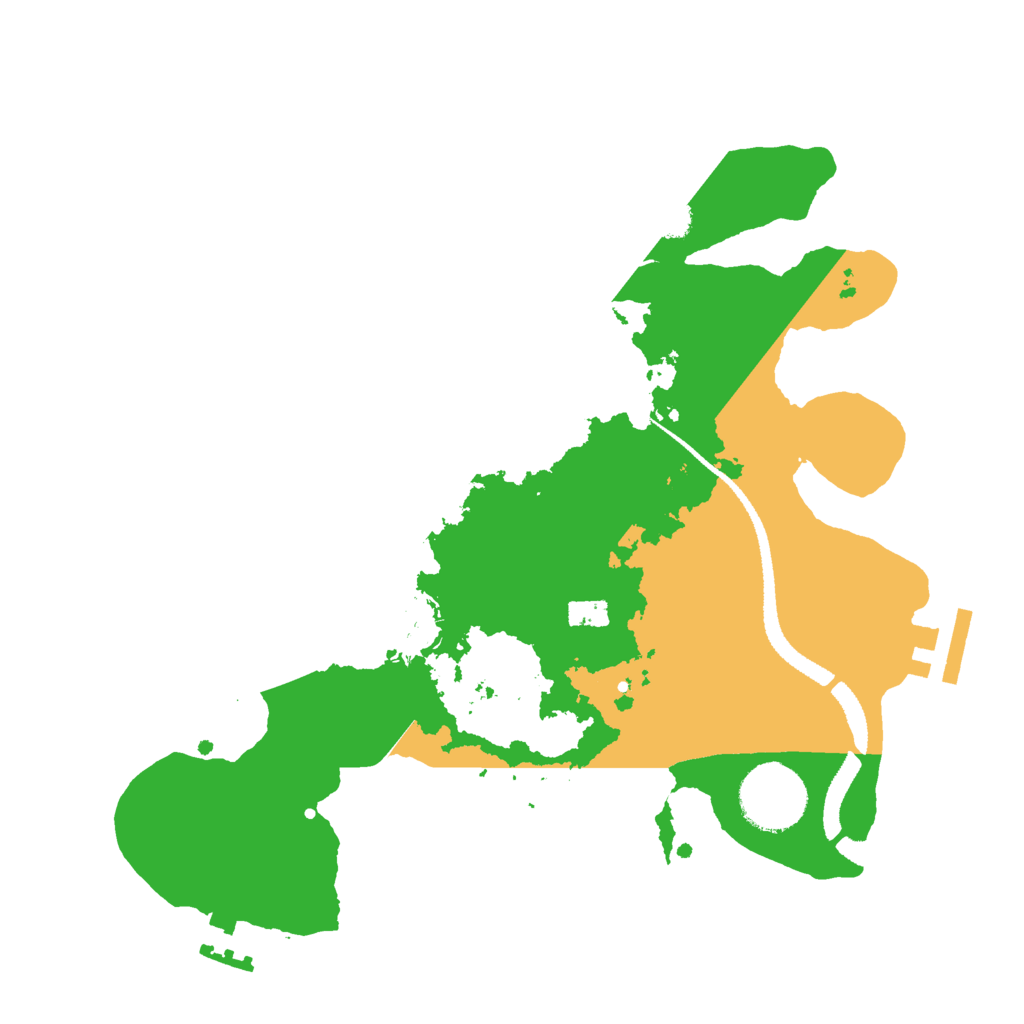 Biome Rust Map: Procedural Map, Size: 2750, Seed: 421903