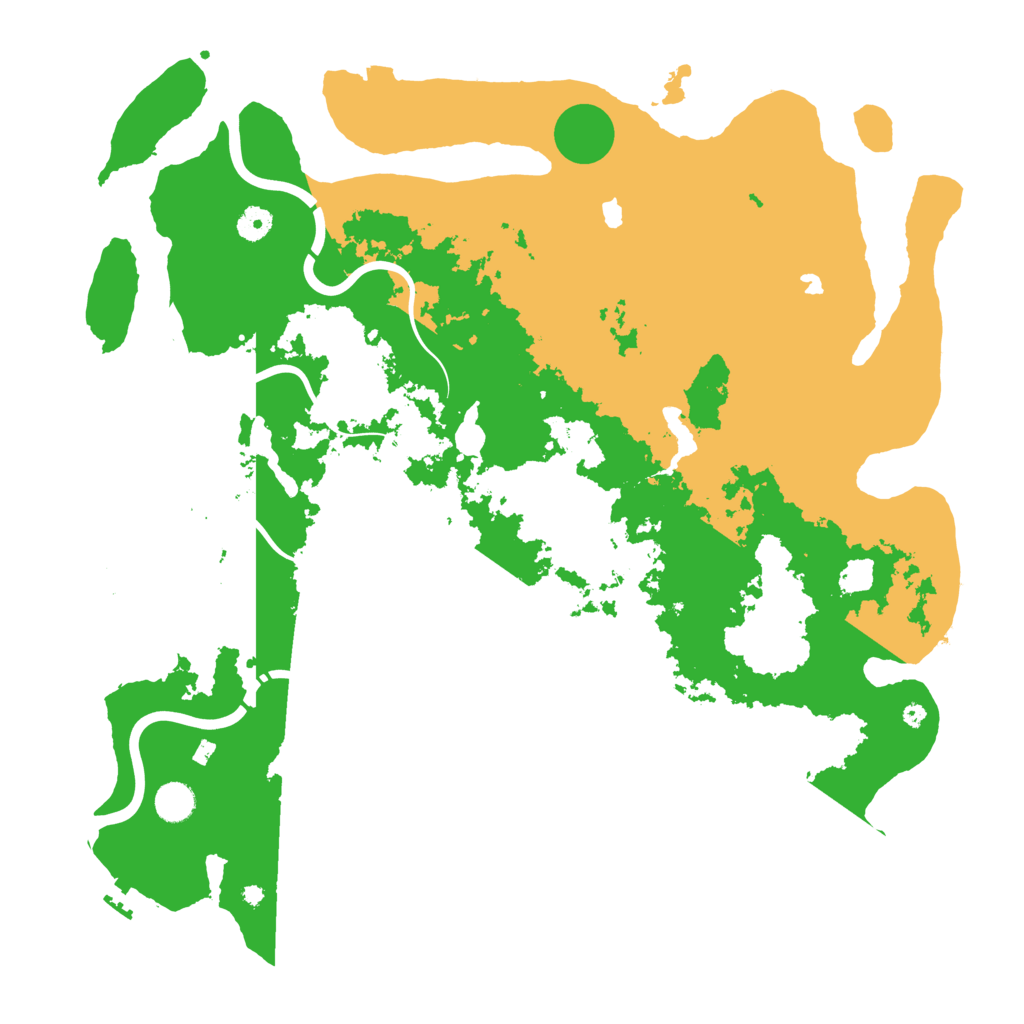 Biome Rust Map: Procedural Map, Size: 4500, Seed: 97139805