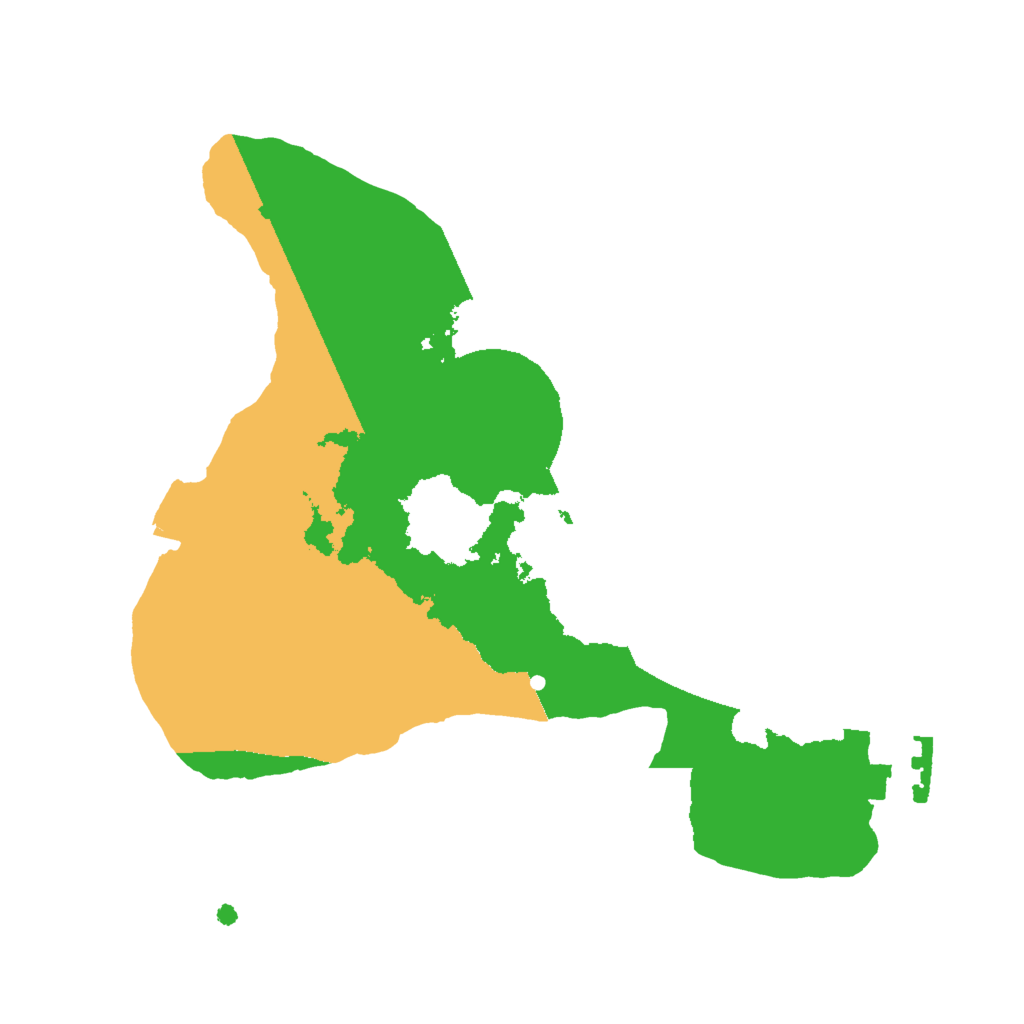 Biome Rust Map: Procedural Map, Size: 2000, Seed: 1609524378