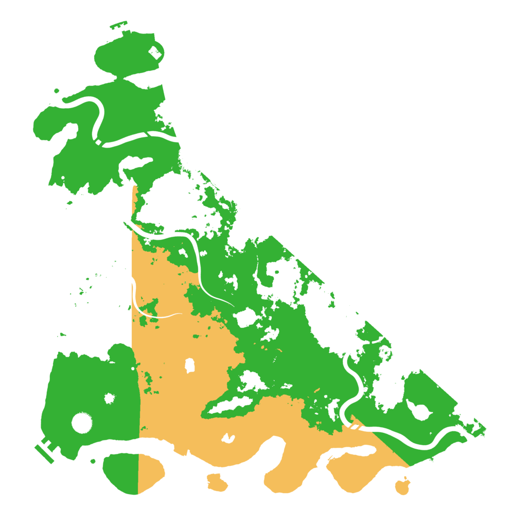 Biome Rust Map: Procedural Map, Size: 4500, Seed: 60297150