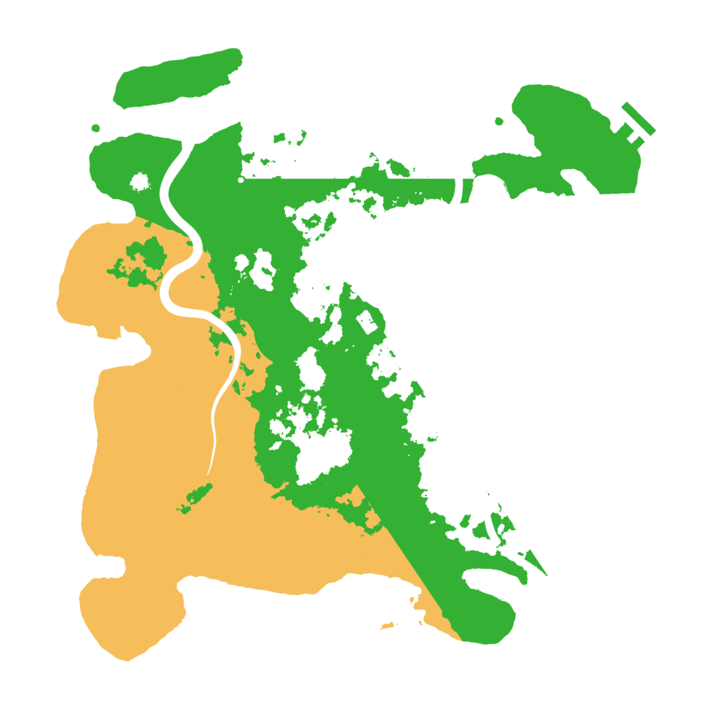 Biome Rust Map: Procedural Map, Size: 3500, Seed: 1756947231