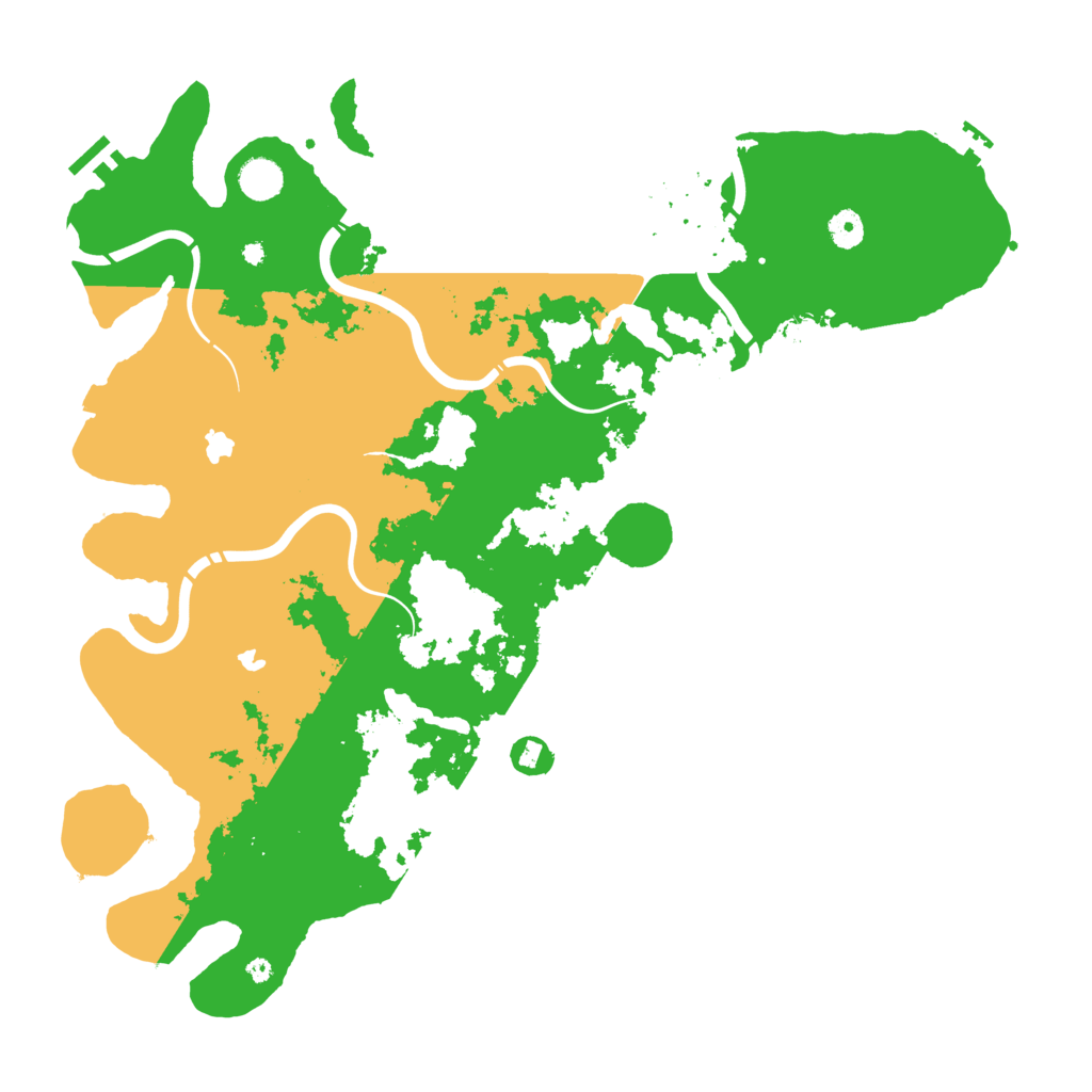 Biome Rust Map: Procedural Map, Size: 4500, Seed: 8945