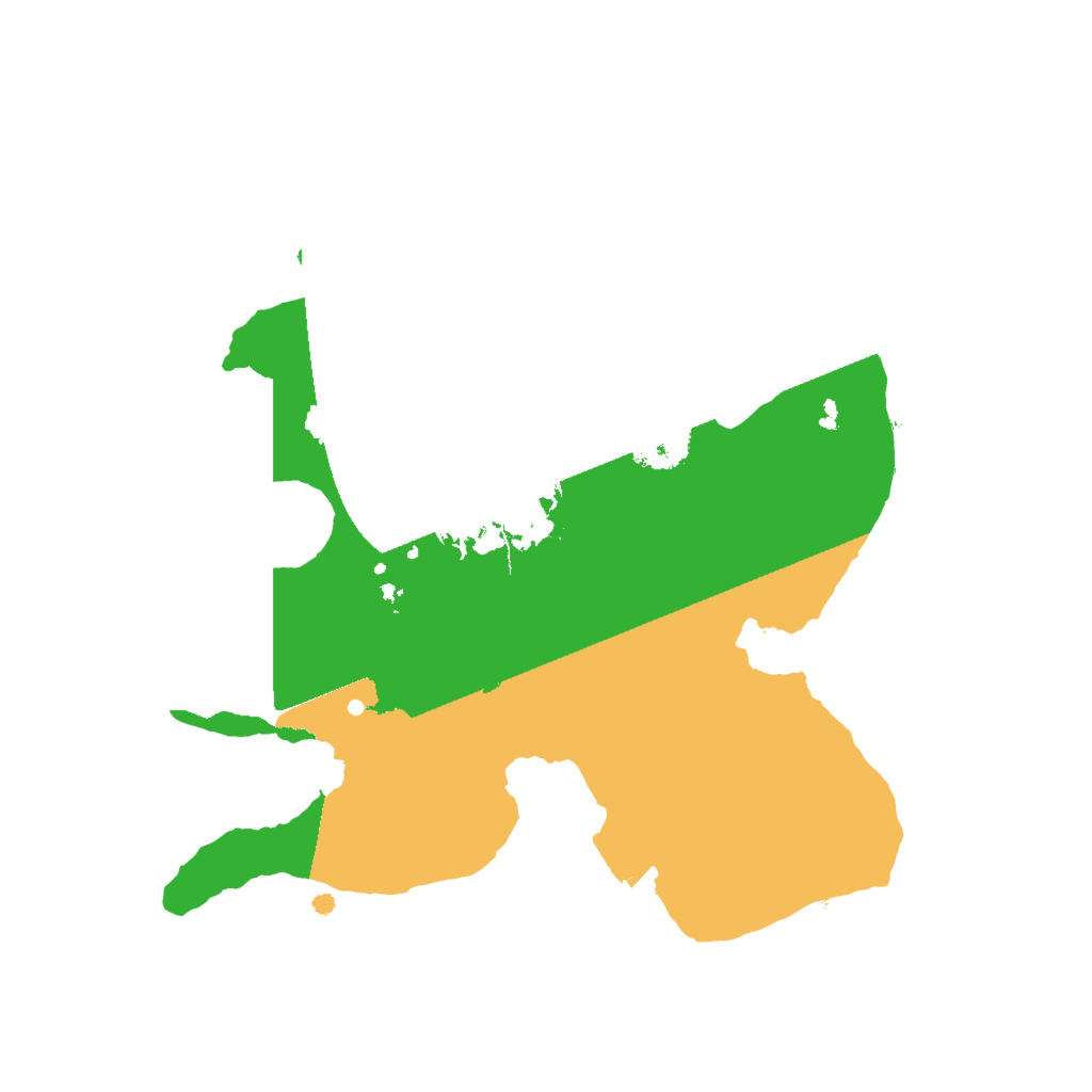 Biome Rust Map: Procedural Map, Size: 2000, Seed: 5863493