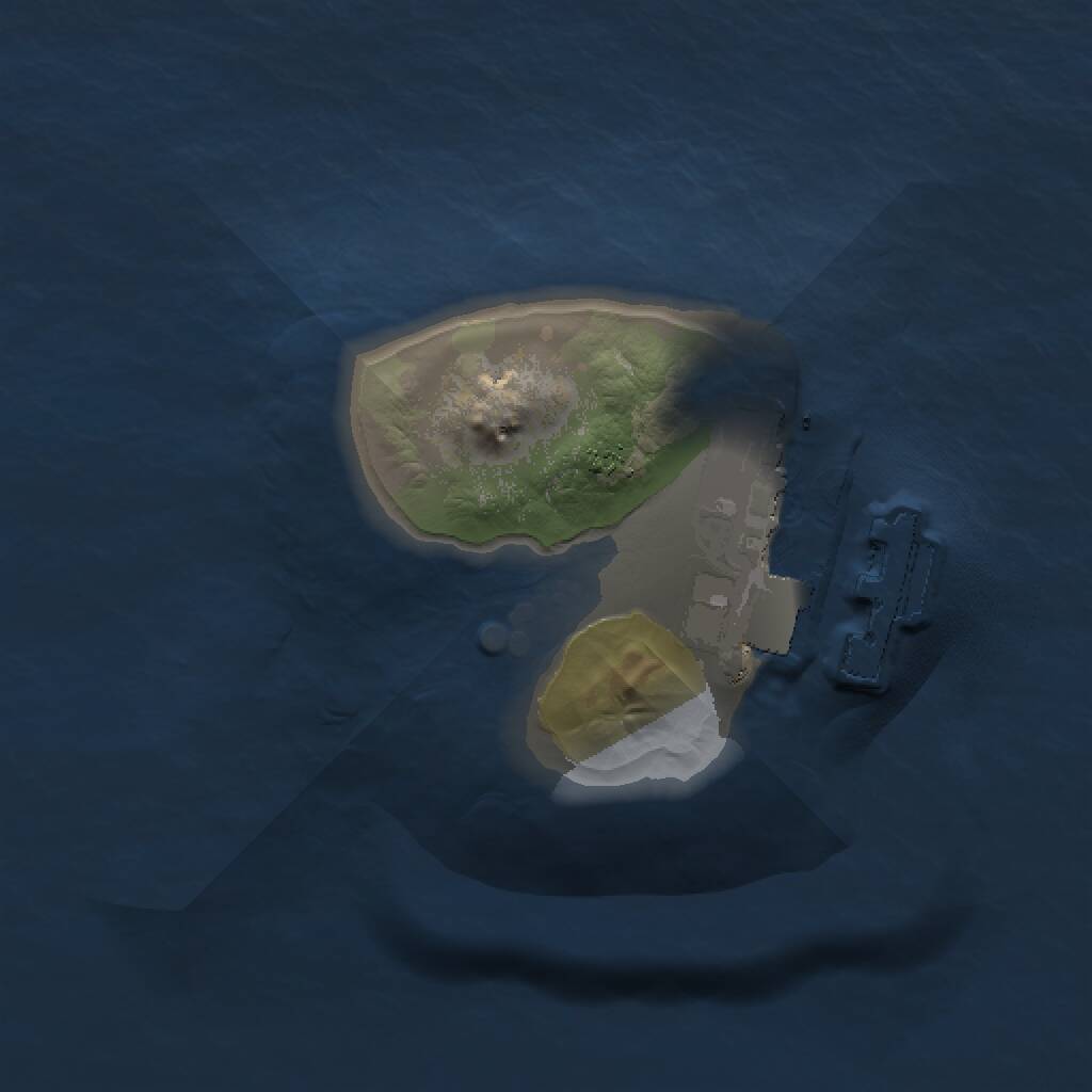 Rust Map: Procedural Map, Size: 1000, Seed: 981149, 2 Monuments