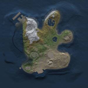 Thumbnail Rust Map: Procedural Map, Size: 1800, Seed: 2021755446, 5 Monuments