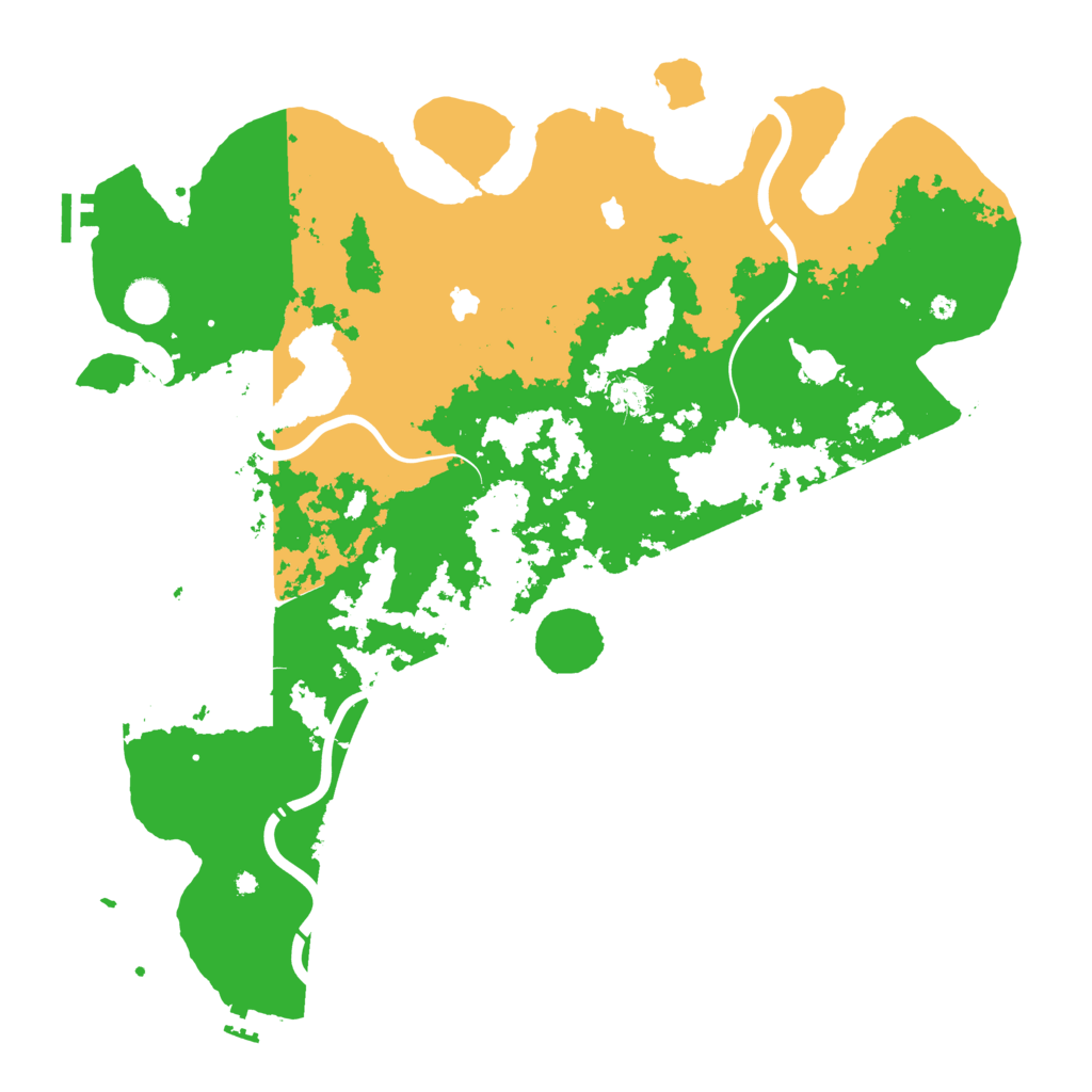 Biome Rust Map: Procedural Map, Size: 4500, Seed: 646072563