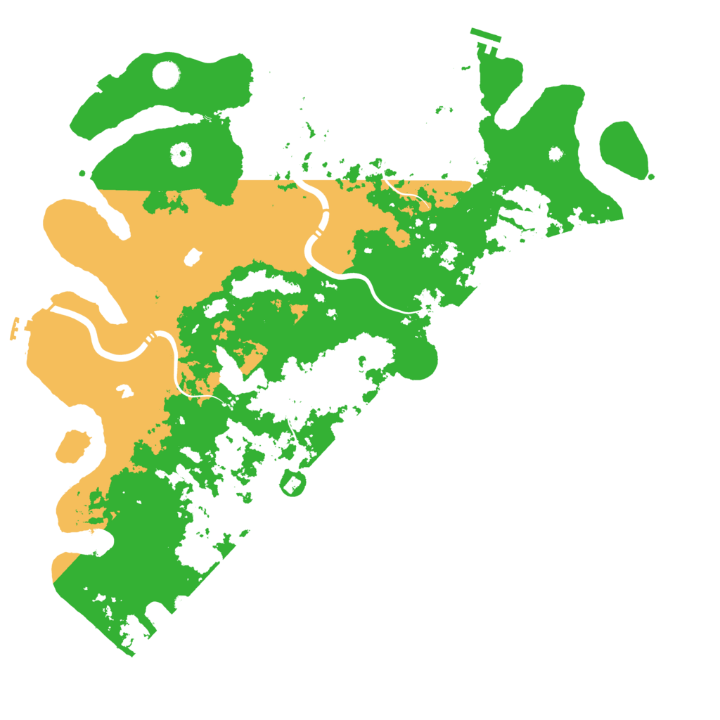 Biome Rust Map: Procedural Map, Size: 4650, Seed: 1188396305