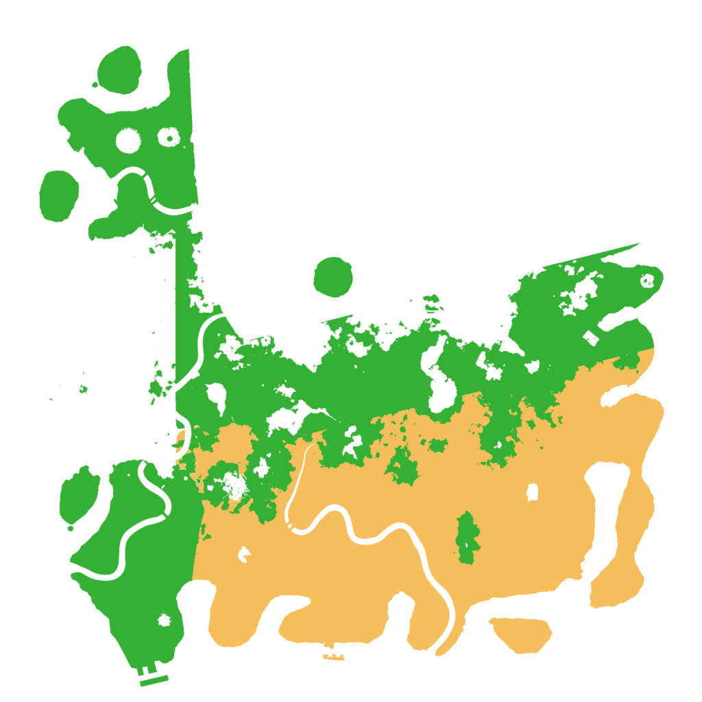 Biome Rust Map: Procedural Map, Size: 4965, Seed: 1