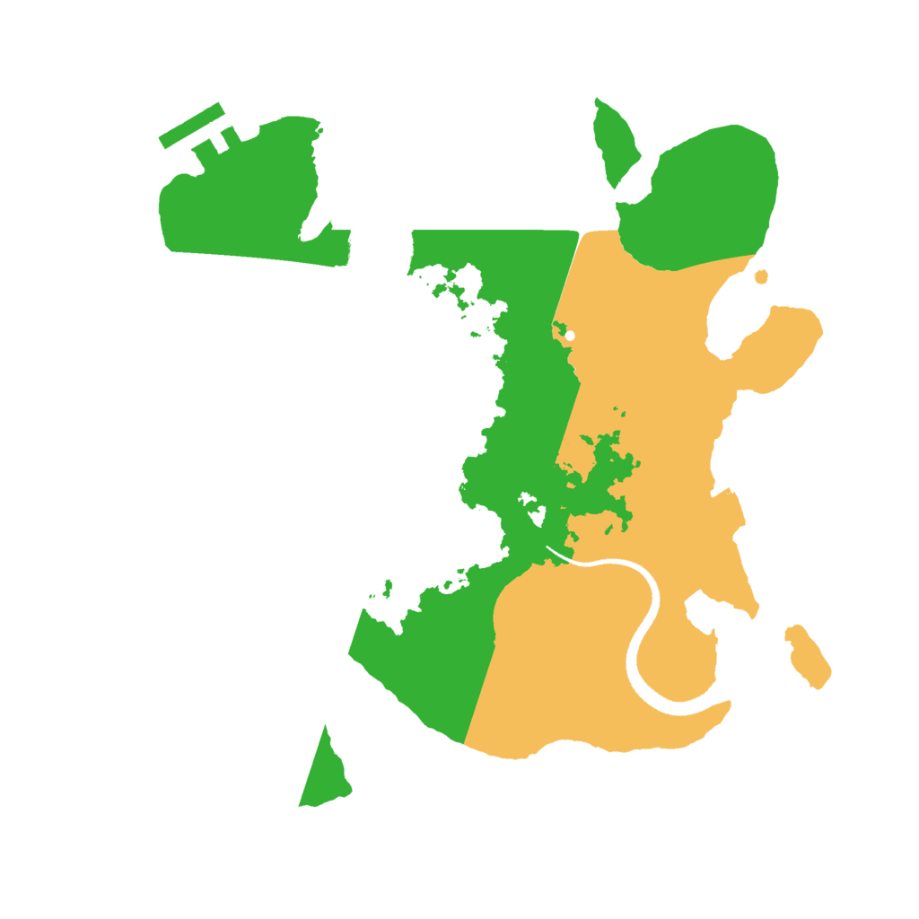 Biome Rust Map: Procedural Map, Size: 2650, Seed: 2346356