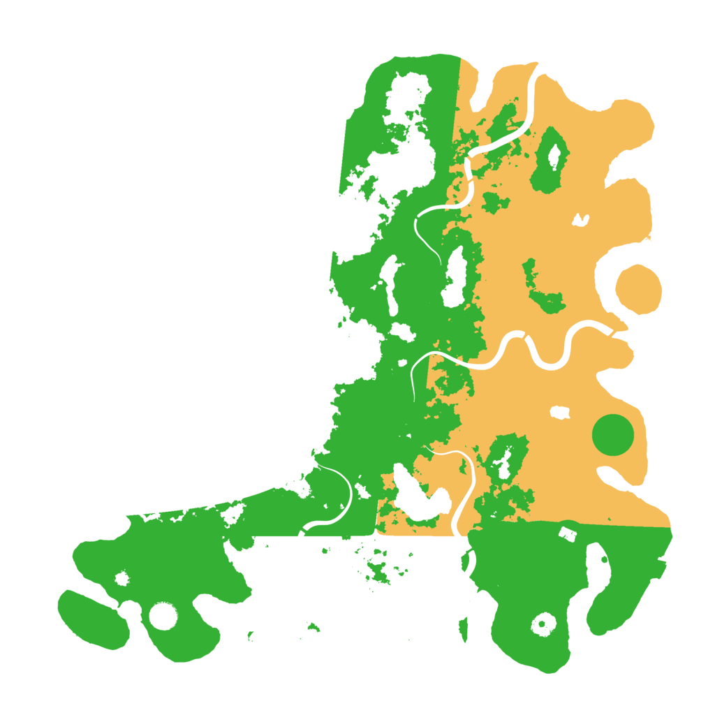 Biome Rust Map: Procedural Map, Size: 4500, Seed: 410121143